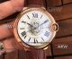 Perfect Replica Cartier Ballon Bleu de Rose Gold 43mm Watch Roman Markers (3)_th.jpg